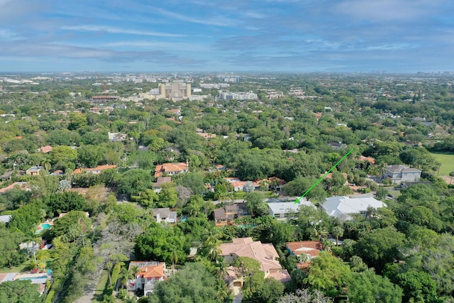 view of aerial view