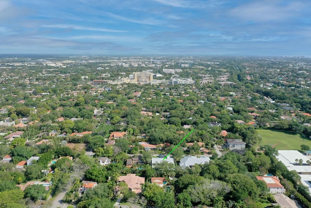 view of aerial view