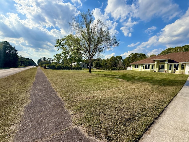 view of yard