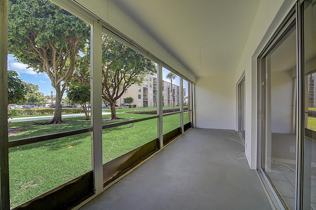 200 Waterway Dr S Unit 102, Lantana, FL 33462 - view of unfurnished sunroom