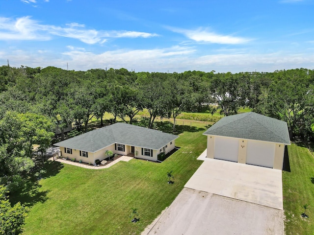 view of drone / aerial view