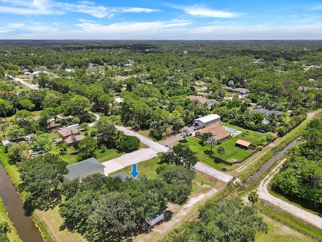 view of aerial view