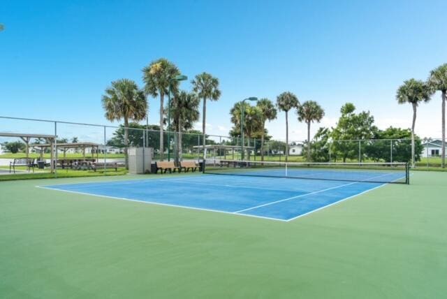 view of sport court