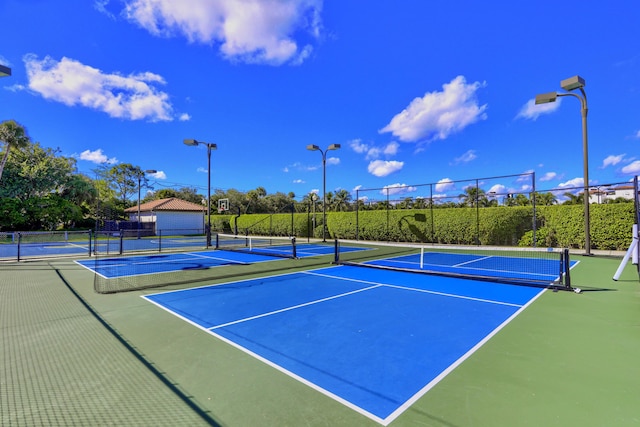 view of sport court