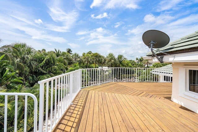 view of deck