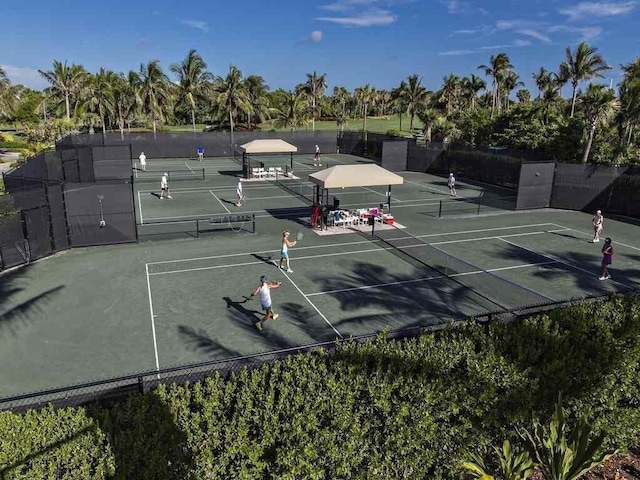 view of sport court