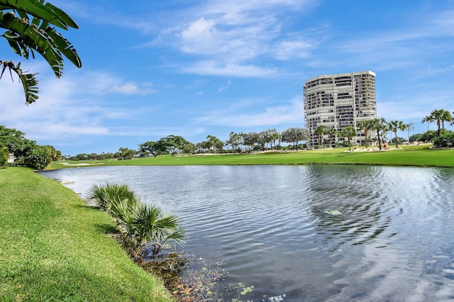 property view of water