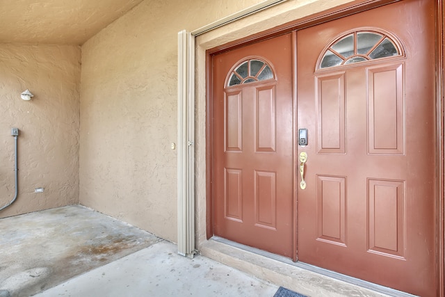 view of entrance to property