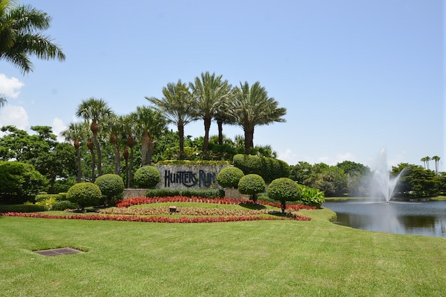 exterior space featuring a water view