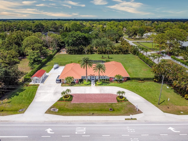 view of birds eye view of property