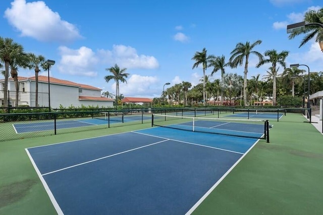 view of sport court