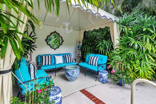 view of patio / terrace with outdoor lounge area