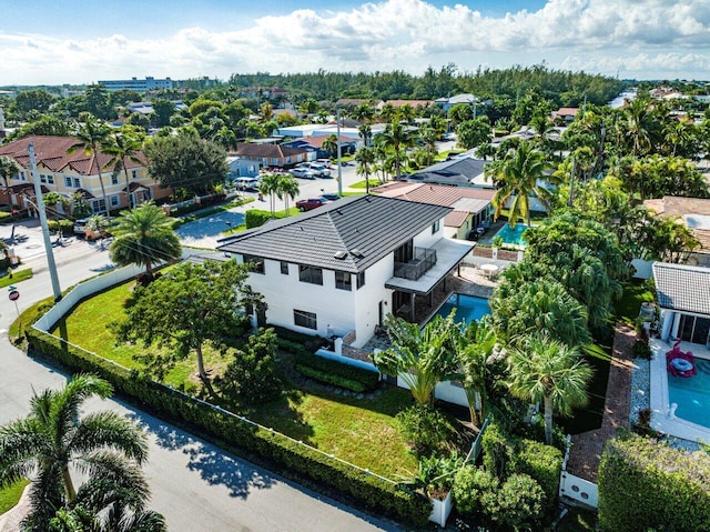 view of aerial view