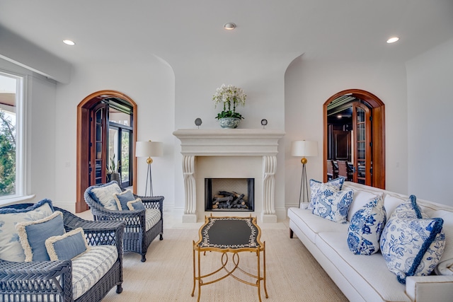 view of living room