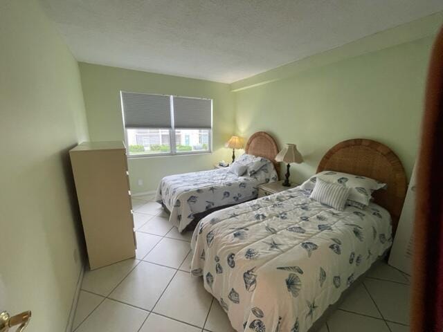 view of tiled bedroom