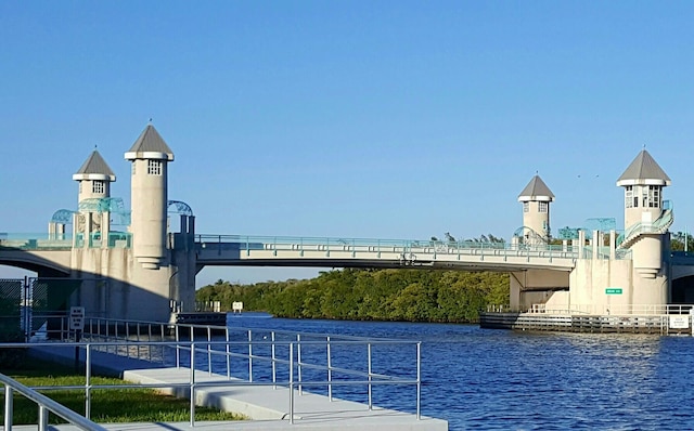 view of water feature