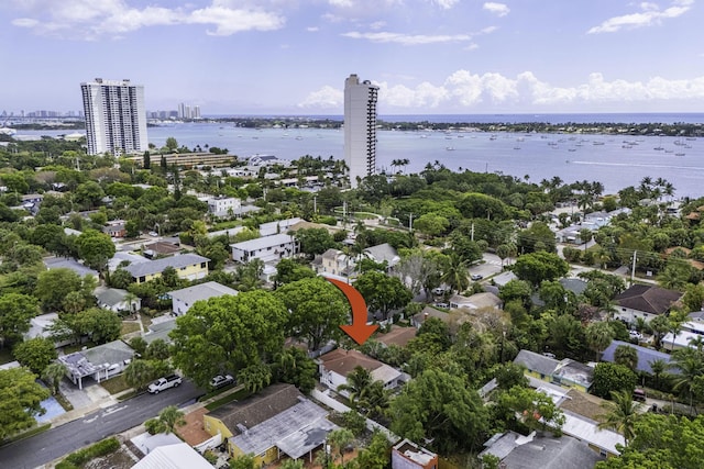 422 49th St, West Palm Beach, FL 33407 - aerial view of a large body of water