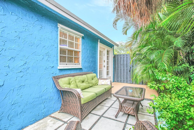 view of patio / terrace featuring outdoor lounge area