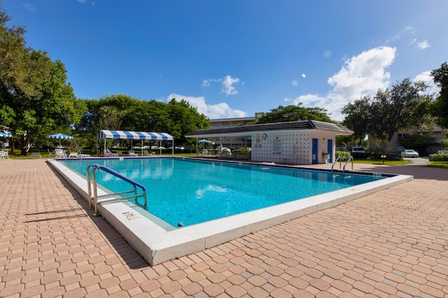 view of pool