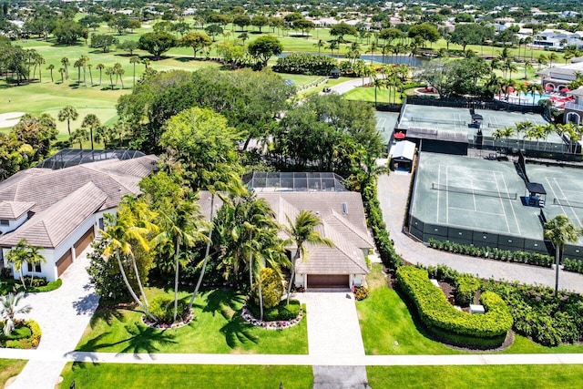4590 Live Oak Blvd, Delray Beach, FL 33445 - drone / aerial view with golf course view