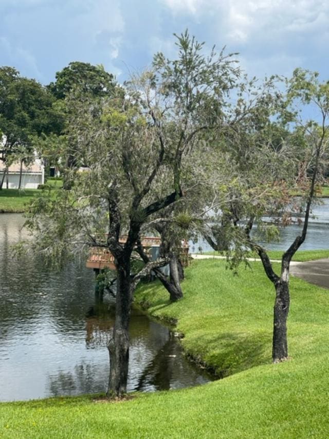 view of property view of water