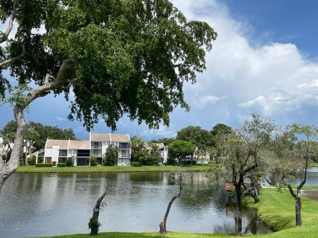 view of property view of water