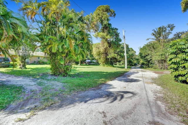 view of road