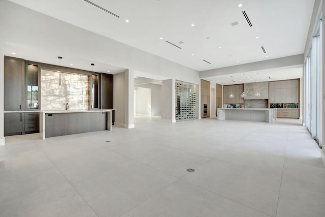 view of unfurnished living room