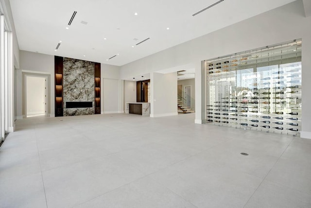 view of unfurnished living room