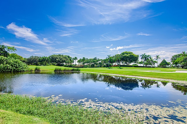 property view of water