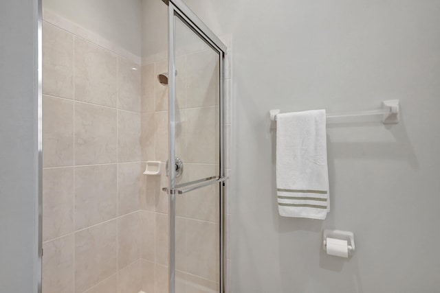 bathroom with walk in shower