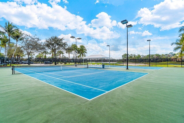 view of sport court