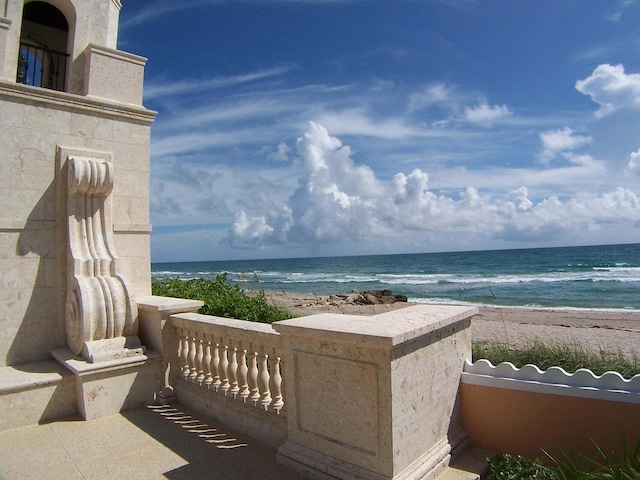 view of property view of water