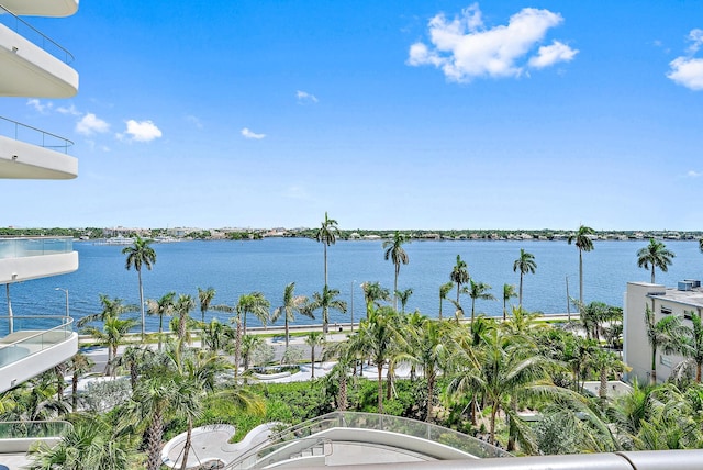 view of water feature