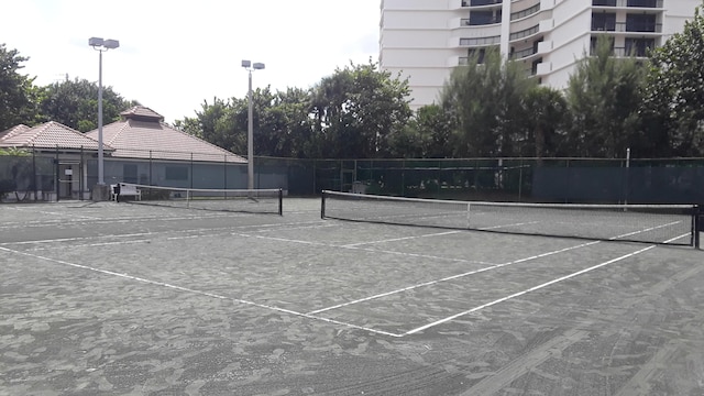 view of sport court