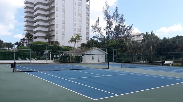 view of sport court with basketball court