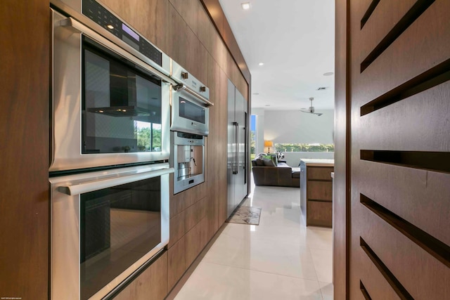 kitchen with stainless steel appliances