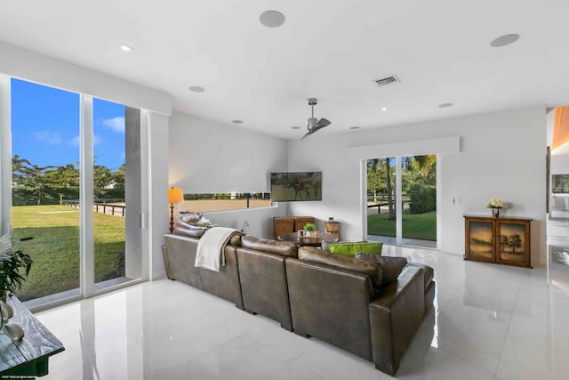 tiled dining space featuring wood ceiling