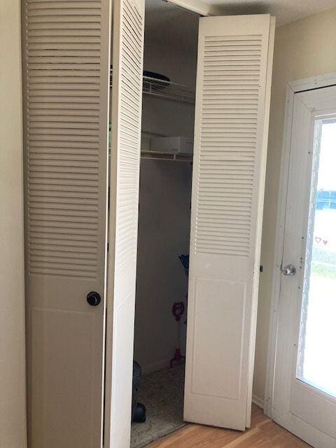 view of closet