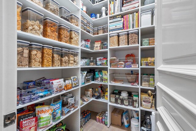 view of pantry