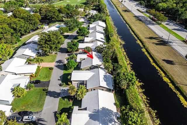 22230 Cameo Dr E, Boca Raton, FL 33433 - bird's eye view featuring a residential view and a water view