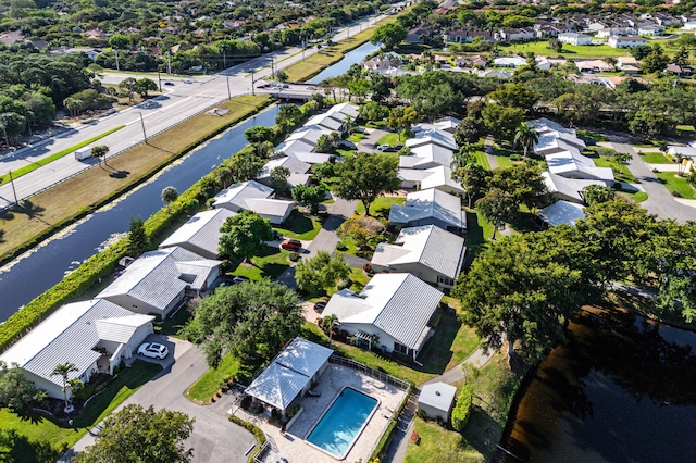 22230 Cameo Dr E, Boca Raton, FL 33433 - bird's eye view featuring a residential view and a water view
