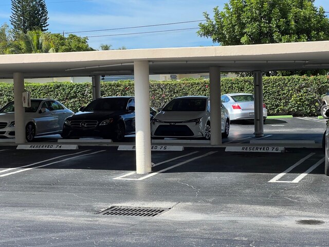 5200 N Flagler Dr Unit 803, West Palm Beach, FL 33407 - view of covered parking lot