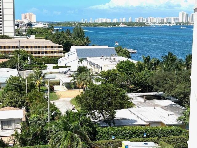 5200 N Flagler Dr Unit 803, West Palm Beach, FL 33407 - aerial view of a view of skyline and a nearby body of water
