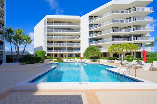 view of pool