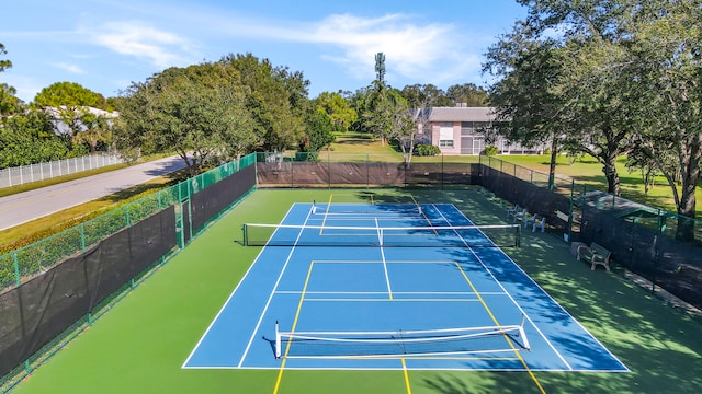 view of sport court