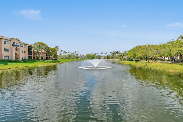 view of water feature