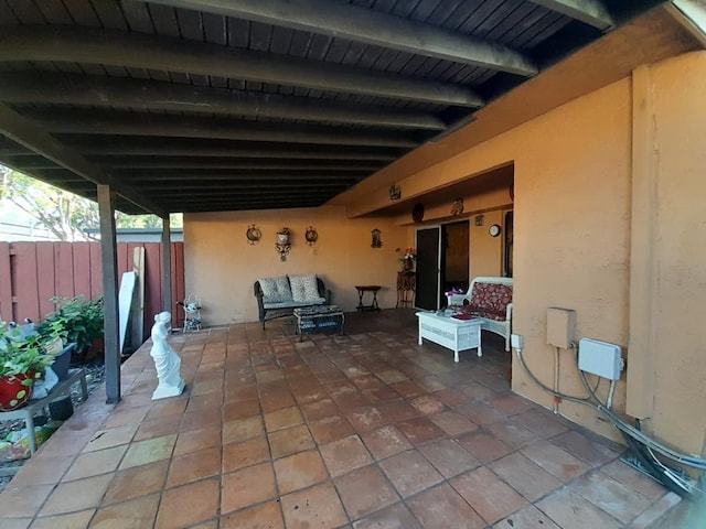 view of patio