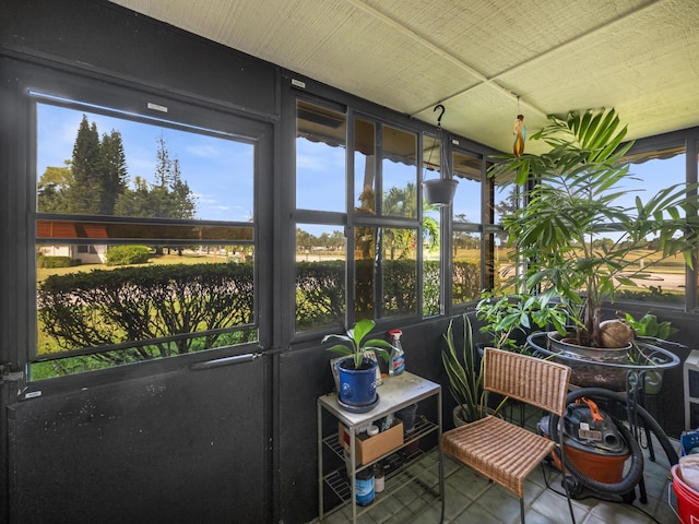 sunroom / solarium with plenty of natural light