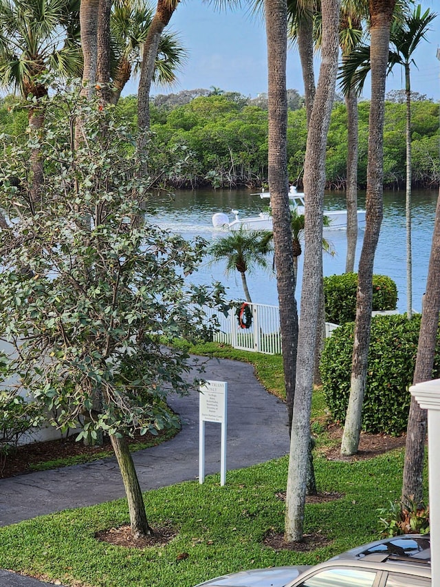 view of water feature